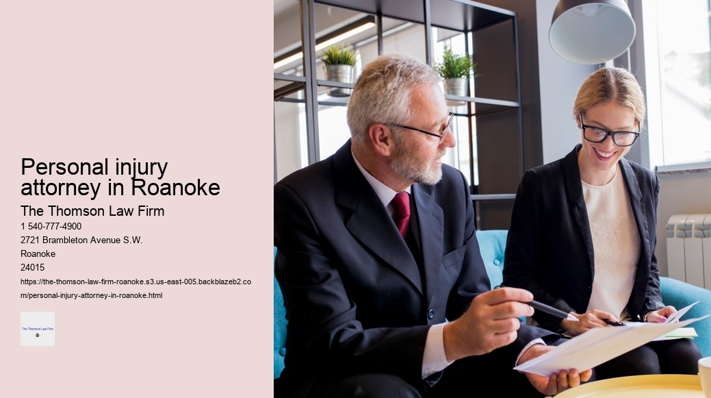 Personal injury attorney in Roanoke