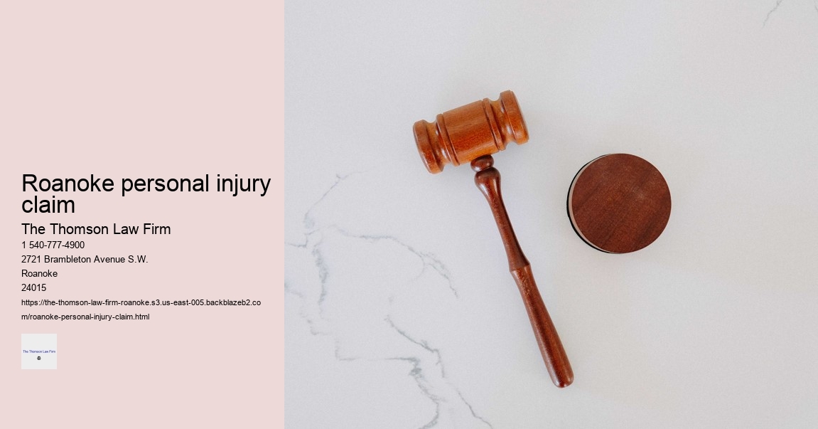 Roanoke personal injury claim