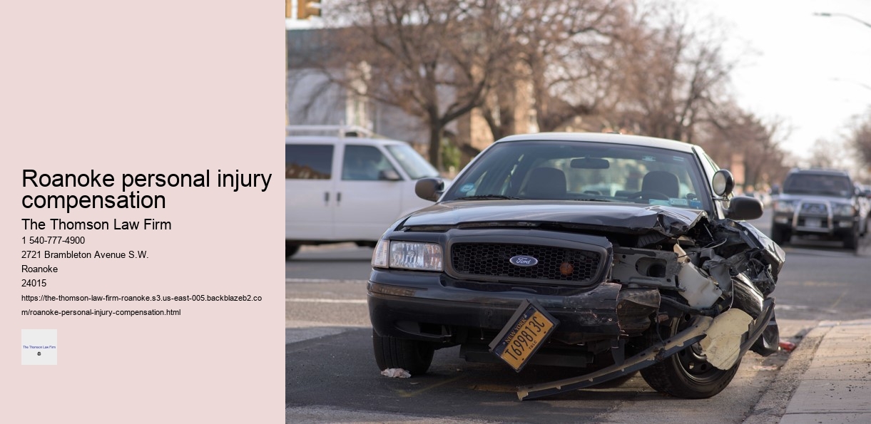 Roanoke personal injury compensation