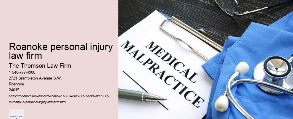 Roanoke personal injury law firm